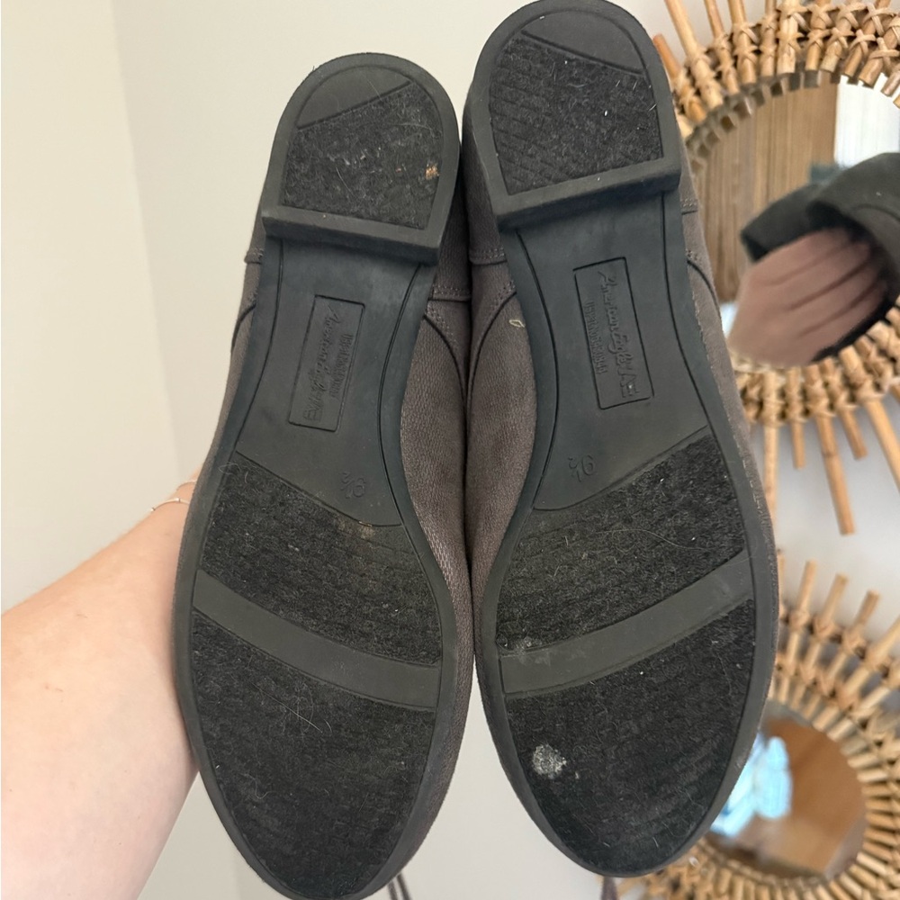 Grey Lace-Up Loafer Shoes - Picture 2 of 4